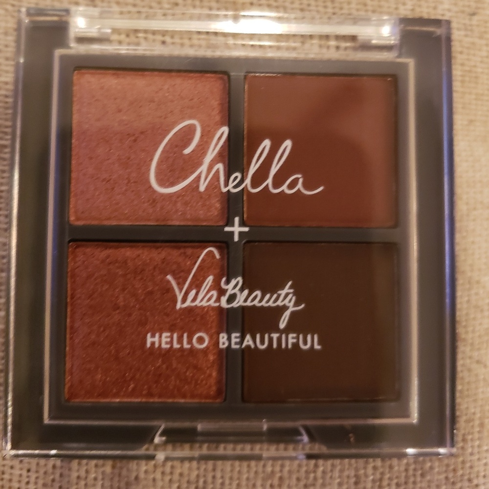NWOT Mini Chella + Vella Beauty Blushing Rose Eyeshadow Palette